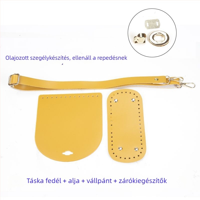 DIY táska PU bőrből, lélegző és ultra könnyű, mix‑and‑match stílus, nyár 2024 megjelenés