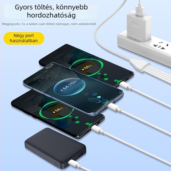 Digital Fox Type-C USB 4-portos tápegység-kábel