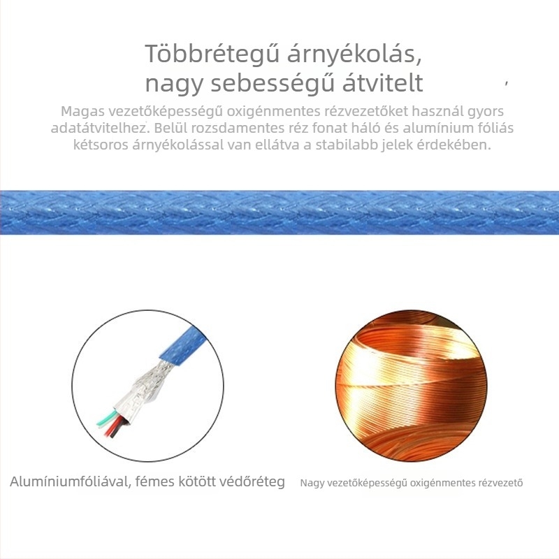 Mini USB 2.0 adatkábel, T-alakú interfész, A/5P adatkábel, tabletekhez, MP3 lejátszókhoz, merevlemezekhez, kamerákhoz és autó navigációhoz