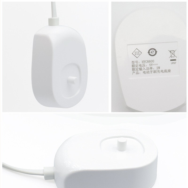 Induktív töltőalj Philips HX2 sorozat elektromos fogkeféhez — USB interfész, HX2482 töltő, márka Aoshengda