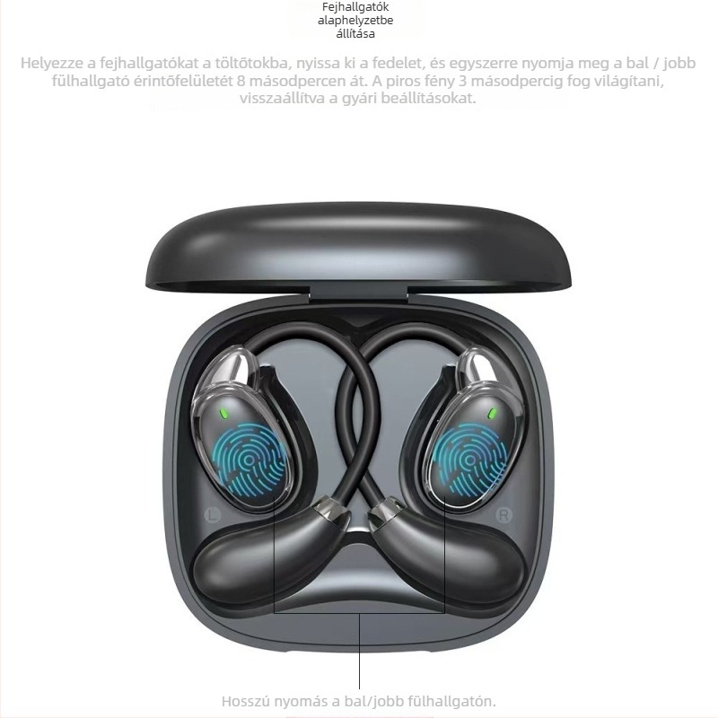 AI Okos Fordító fülhallgató V18 globális üzleti utazásokhoz – Offline többnyelvű fordító (5V, 120 g, ABS, USB interfész)