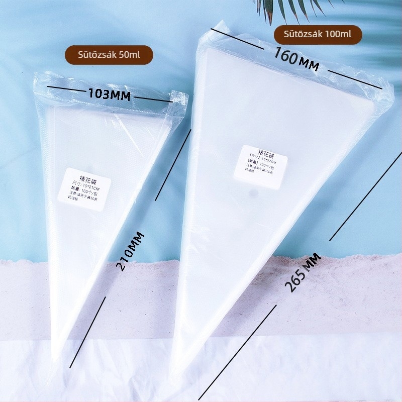 Díszítő zacskó | Műanyag | Csomagolás 50ml/100ml | 2021-ben debütált | Modern minimalist stílus