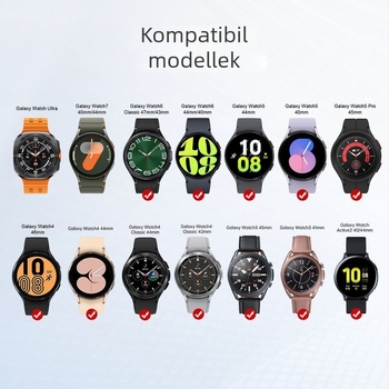 Samsung órákhoz készült vezeték nélküli töltőállvány — USB-C csatlakozó, mágneses forgó PD töltés, hordozható, modell SKW-02