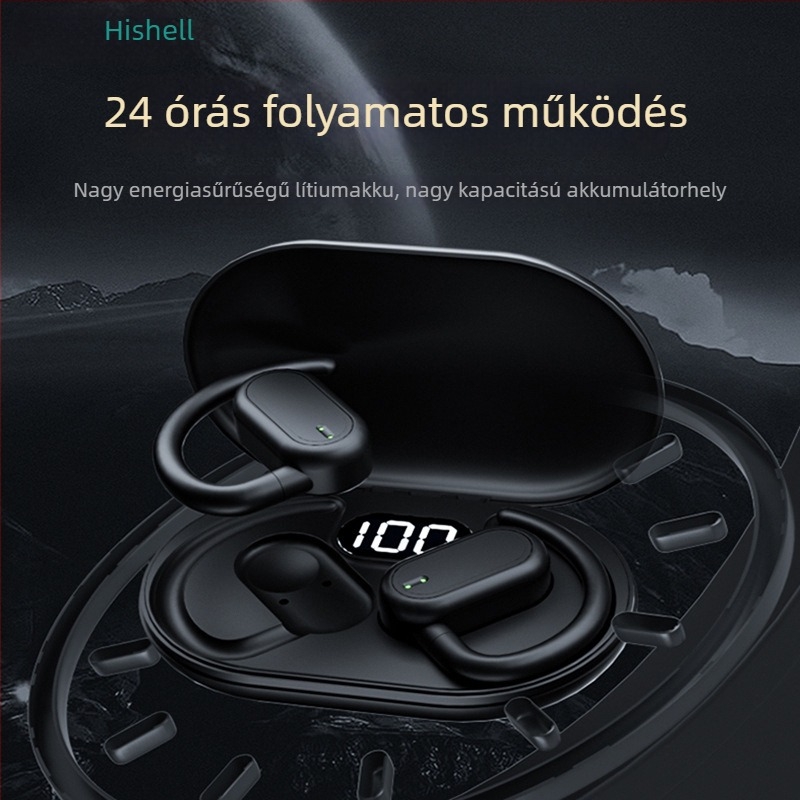 Fülre illeszthető fordító fejhallgató – Android, Bluetooth, 10 m hatótáv, érintéses vezérlés, fotó- és hangfordítás