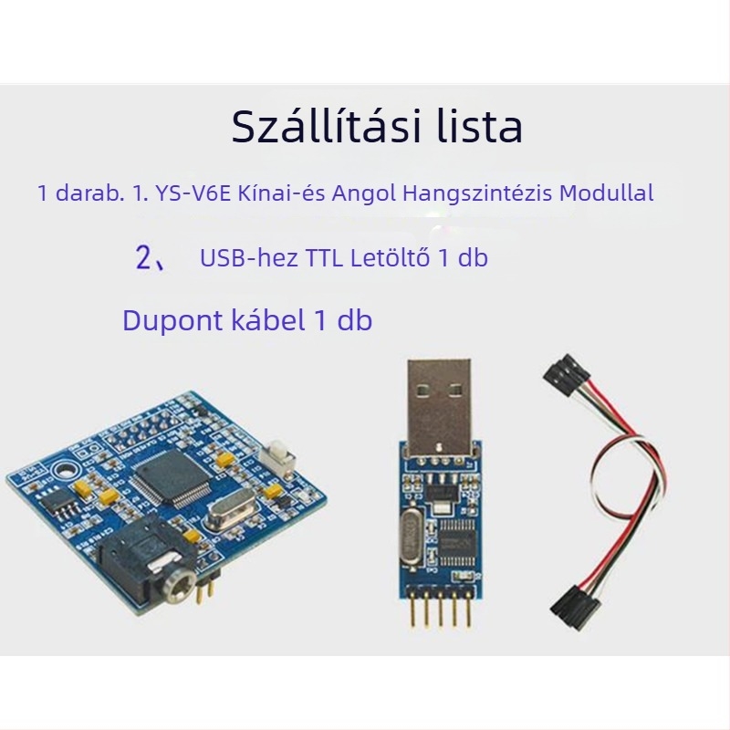 Szövegből beszéd szintézis modul V6E (Márka: Egyéb; Nyomtatott logó: Igen)