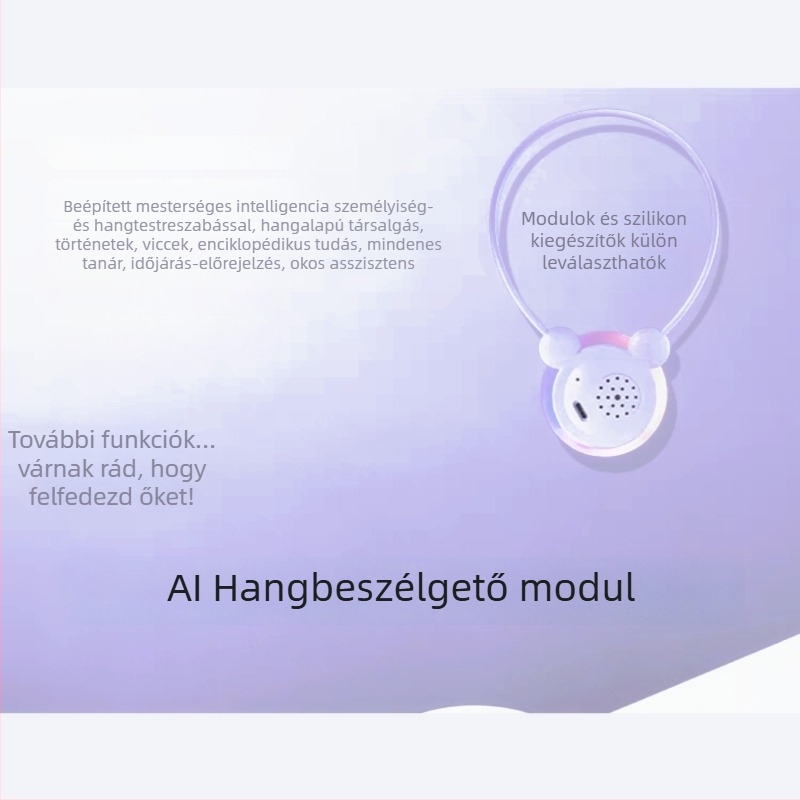 AI alapú beszélgető Wi-Fi tanulóeszköz, interaktív mesélő és buborék-gép gyermekeknek