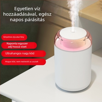 Otthoni párásító, kompakt oszlopos kialakítás, csendes működés, USB tápegység, 1,0–2,5 L tartály, 41–60 m²-hez