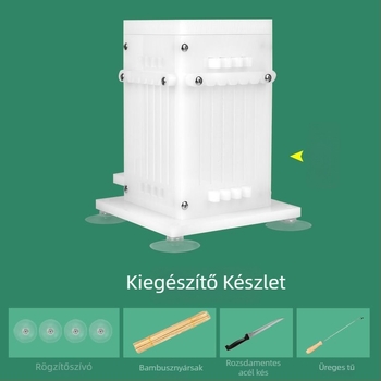 Grill nyárs készítő gép, Unique, összecsukható, négyzet alakú