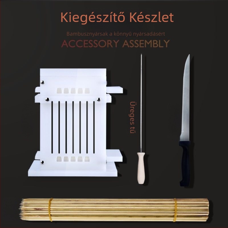 Grill nyárs készítő gép, Unique, összecsukható, négyzet alakú