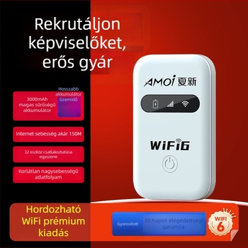 TM40-12 hordozható WiFi router üzleti utazásokhoz, 150 Mbps, 2,4 GHz, 802.11n