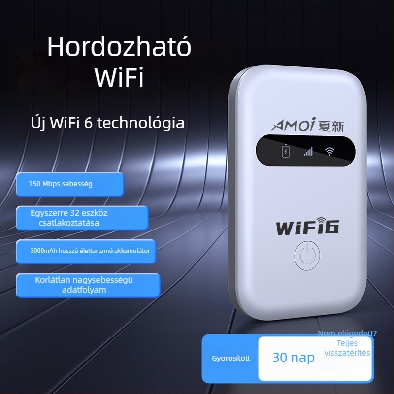 TM40-12 hordozható WiFi router üzleti utazásokhoz, 150 Mbps, 2,4 GHz, 802.11n