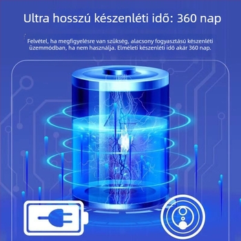 Töltés nélkül működő otthoni WiFi éjjellátó megfigyelő kamera, kültéri 4G vezeték nélküli, távoli hangfigyelés