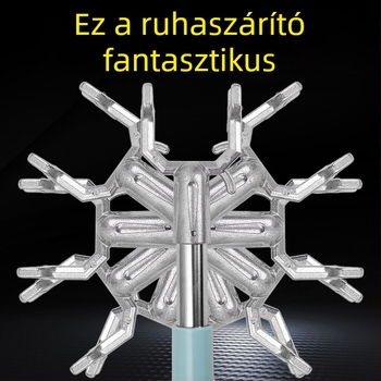 Bo Kui erkélyi ruhaszárító pálca – rozsdamentes acél és PP műanyag, modern egyszerű stílus, ruhaszárítás erkélyen, csomagolás 100 db