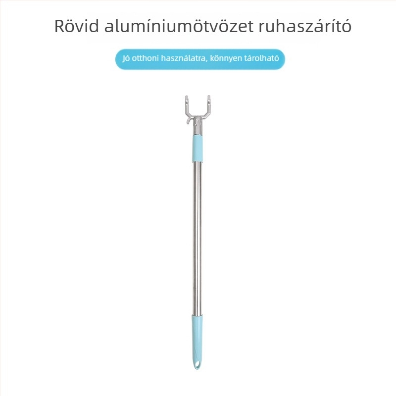 Bo Kui erkélyi ruhaszárító pálca – rozsdamentes acél és PP műanyag, modern egyszerű stílus, ruhaszárítás erkélyen, csomagolás 100 db