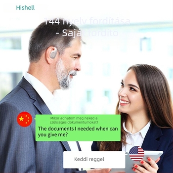 Csontvezetéses Bluetooth fordító fejhallgató – érintéses vezérlés, 10 m hatótávolság, kép- és beszédfordítás, modell X3