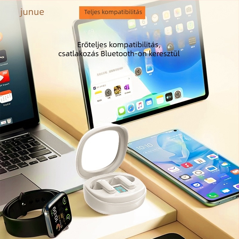 Új intelligens fordítófülhallgatók valós idejű többnyelvű fordítással nemzetközi kommunikációhoz és üzleti megbeszélésekhez