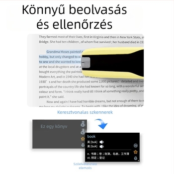Olvasó toll RC26/RC72 — Type-C interfész, újratölthető lítium akkumulátor, ABS ház, 53,5 g tömeg