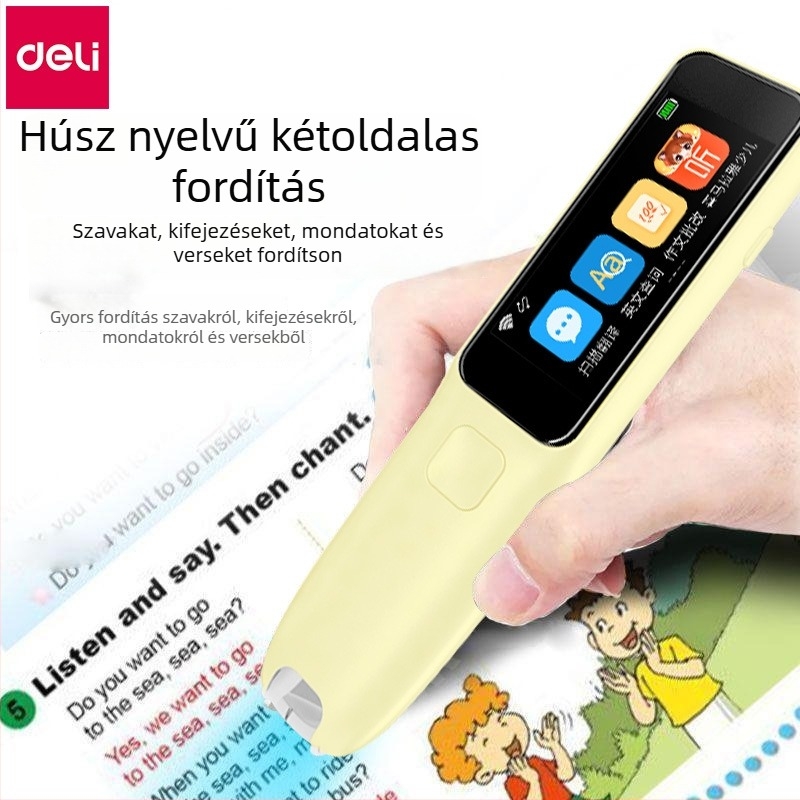 Olvasó toll RC26/RC72 — Type-C interfész, újratölthető lítium akkumulátor, ABS ház, 53,5 g tömeg