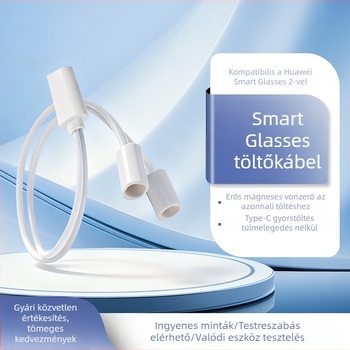 LFT-G00 Mágneses töltőkábel a Huawei Smart Glasses 2-höz, 2. generáció, 4. generációs kiegészítők