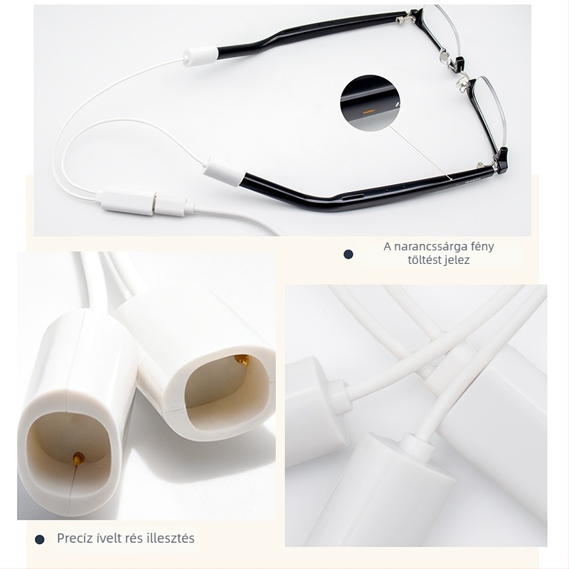 LFT-G00 Mágneses töltőkábel a Huawei Smart Glasses 2-höz, 2. generáció, 4. generációs kiegészítők