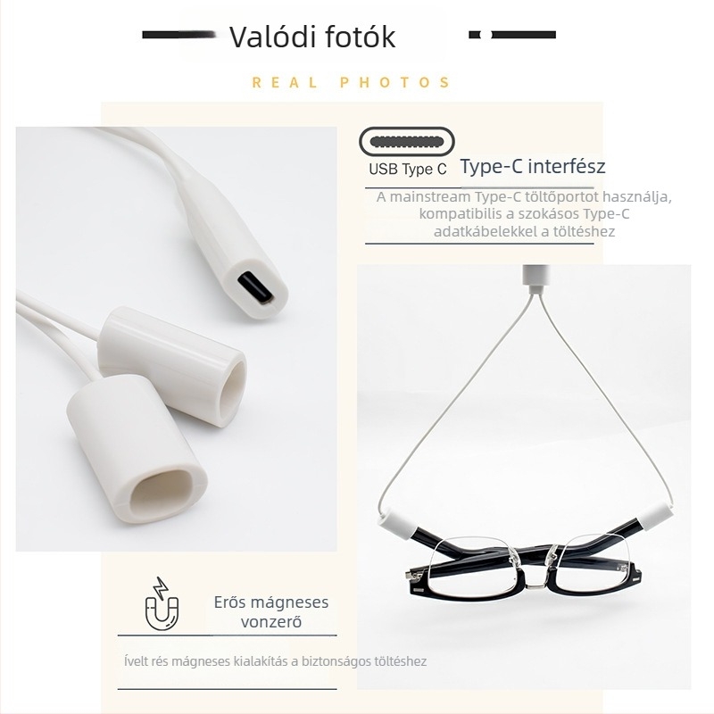 LFT-G00 Mágneses töltőkábel a Huawei Smart Glasses 2-höz, 2. generáció, 4. generációs kiegészítők