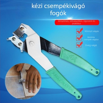 Kézi csempevágó fogó; többfunkciós eszköz csempe- és üvegvágáshoz (csempevágó kés, üvegvágó kés, üvegfiniselő fogó) (Eredet: Kontinentális Kína; Típus: Egyéb; Márka: Egyéb; Importálás: Nem; Alkalmazási terület: Egyéb)