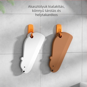 Szilikon törlőcsík pultokhoz, üveghez, fürdőszobai tükö r-höz és mosogatóhoz — egyoldali törlés, kézi háztartási eszköz, felakasztható