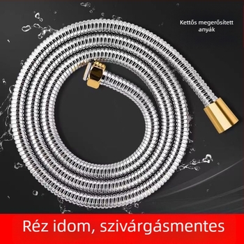 Zuhanycső csatlakozó készlet, 304 rozsdamentes acél, univerzális felhasználás