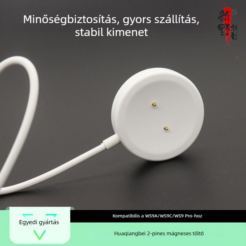 Óra töltőkábel WS9A/WS9C/WS9 Pro, USB interfész, Rising Sun márka, tömeg 25 g