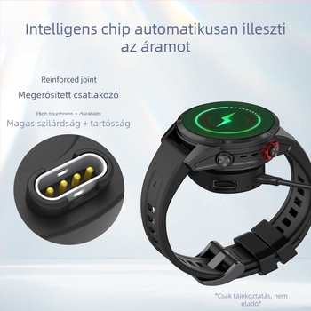 Garmin Fenix 7/7X/7S töltőbázis-adapter USB interfésszel, 2-az-1-ben töltőkábel, modell Hs0515
