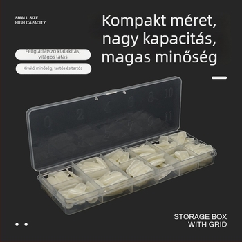 Nyomtatott körömlakk tároló doboz, 12 rekesz – műanyag, 46 g, OEM Gndg (Anyag: műanyag; Tömeg: 46 g; Márka: Gndg; Márka típus: OEM)