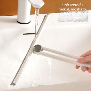 Egyszeroldalas üvegtisztító eszköz munkalapokra és tükrökre, műanyag, kézi, háztartási használat