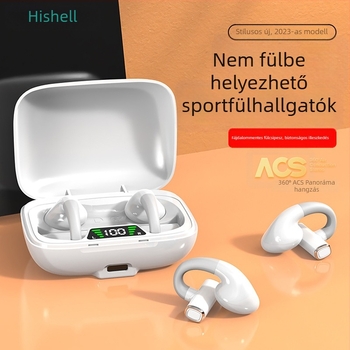 Intelligens Bluetooth fordító fülhallgató, valós idejű többnyelvű fordítás, utazásokhoz hordozható fordító, hosszú akkumulátoros üzemidő