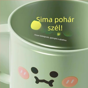 Gyerekeknek szájöblítő pohár, vastagított dizájn karikatúra motívummal, családi készlet, PP anyag, nem testreszabható
