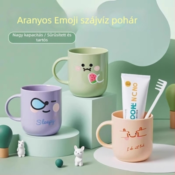 Gyerekeknek szájöblítő pohár, vastagított dizájn karikatúra motívummal, családi készlet, PP anyag, nem testreszabható