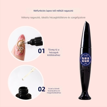 Körömlakk ragasztó — modell: körömgél, 10 g, alapcsomagolás
