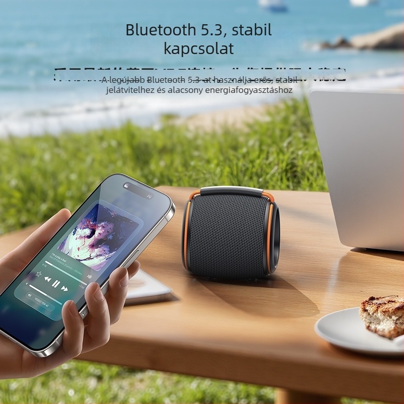 Yesido Bluetooth hangsugó – hordozható külső karaoké hangszóró, Bluetooth 5.3, 30W, beépített 1000–1200 mAh akkumulátor, 20Hz–20kHz frekvenciatartomány, IPX1 vízállóság