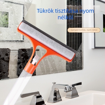 Kettős oldalú üvegtisztító permetezővel — Rozsdamentes acél, kézi, háztartási használat