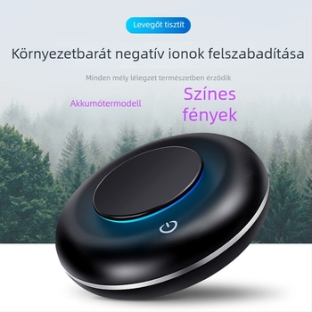 Autó légtisztító Air-k — USB tápellátás, 1.5W, negatív ionok koncentrációja 288000/cm3, univerzális kompatibilitás