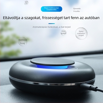 Autó légtisztító Air-k — USB tápellátás, 1.5W, negatív ionok koncentrációja 288000/cm3, univerzális kompatibilitás