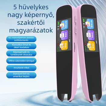 Olvasó toll A9 – műanyag, 5V, újratölthető lítium-akkumulátor, olvasó eszköz