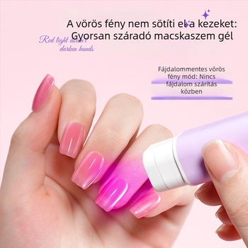 LED körömlámpa a gyors kötéshez gélekre, kézi, mini hordozható, modell JY002, OEM MoMo Ziyan