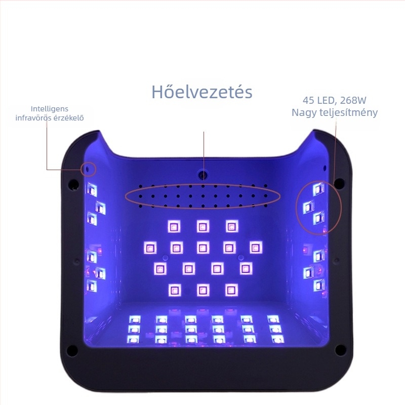UV manikűrlámpa 268W, SUNL5 modell, Yiteng márka