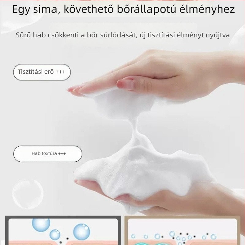 Automatikus habosító üveg arckezeléshez, samponhoz és tusfürdőhöz — anyag: selyem virág; nem importált; testreszabás nem lehetséges