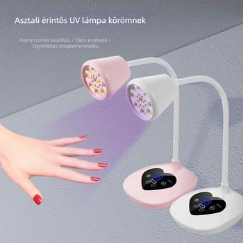 Asztali újratölthető manikűr-lámpa érintésre működő automatikus szenzorral, modell LY-09, származás Zhejiang, alapcsomagolás
