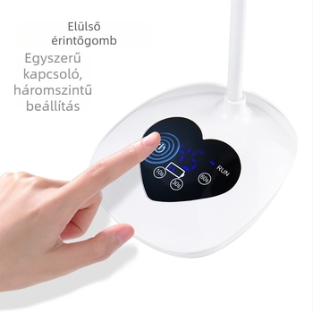 Asztali újratölthető manikűr-lámpa érintésre működő automatikus szenzorral, modell LY-09, származás Zhejiang, alapcsomagolás