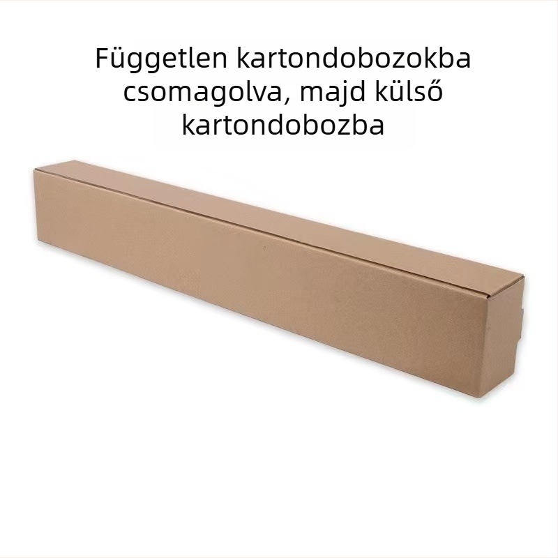 Rozsdamentes acél ruhaszárító rúd integrált villával, hosszított hosszúságú