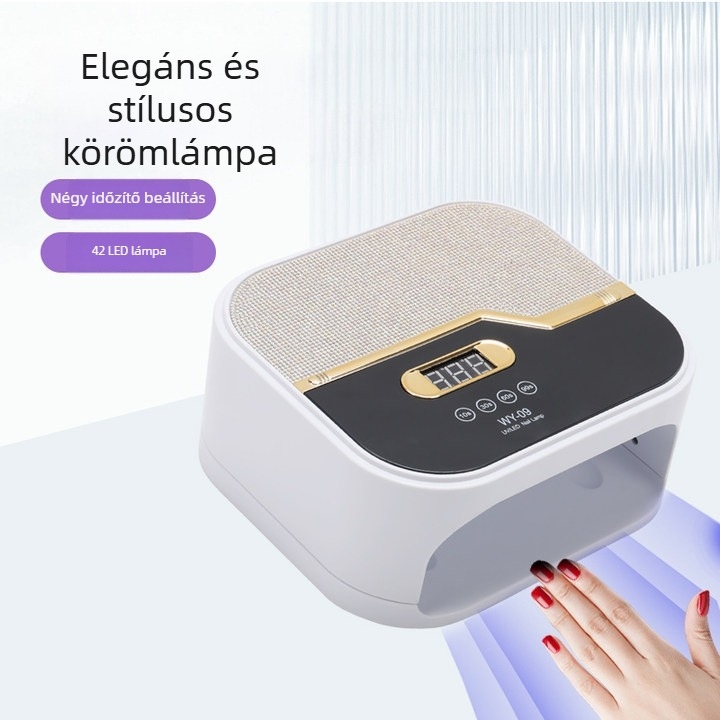 LED intelligens indukciós körömlámpa – hordozható gyors szárítású gél körömlámpa, modell WY-09