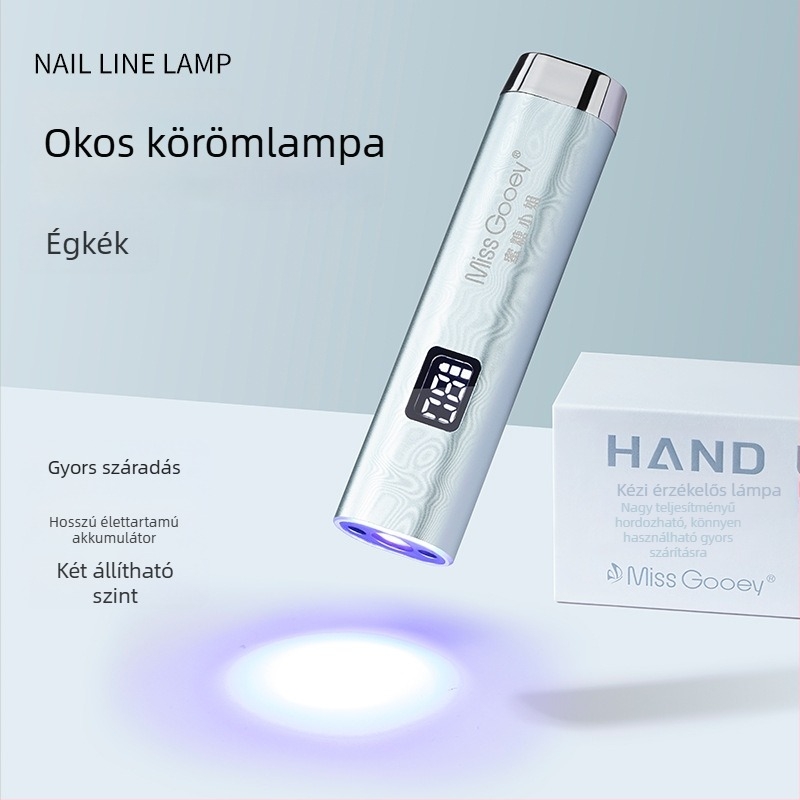 Bar-stílusú UV körömlámpa intelligens érzékelővel a gel körmök gyors száradásáért, fémházzal