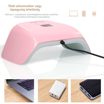 Körömlámpa 120W LED UV gyorsszárító fototerápiás készülék Sun9s Pro